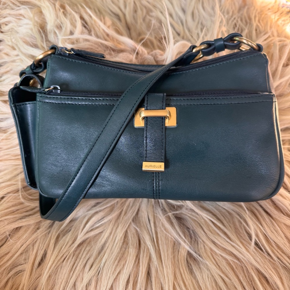 Aurielle Leather Shoulder Bag